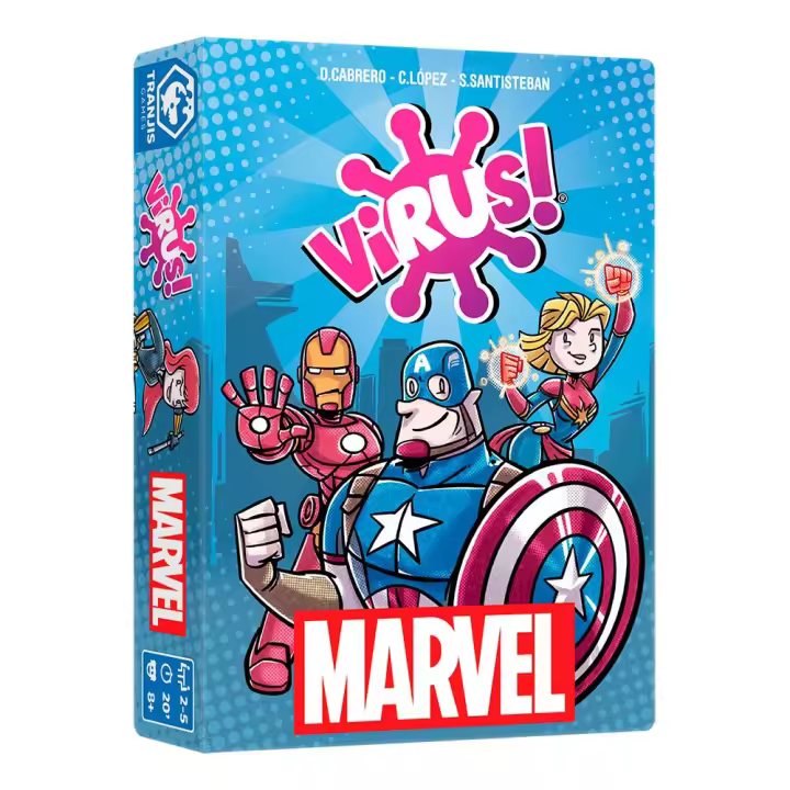 Tranjis Games - Juego de Cartas Virus Marvel - Una nueva versión del grandioso Juego Virus - Juego en Español - 1