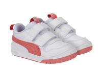 Zapatillas Puma Multiflex Velcro Blanco-Rosa 380741-12 - Calzado deportivo para niñas con cierre de velcro - details 1