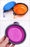 Tazón De Perro Plegable Y Portátil De Silicona Collapsible 350ML Alimentador De Alimentos Para Mascotas Para Viajes Al Aire Libre Y Perros Pequeños - details 13