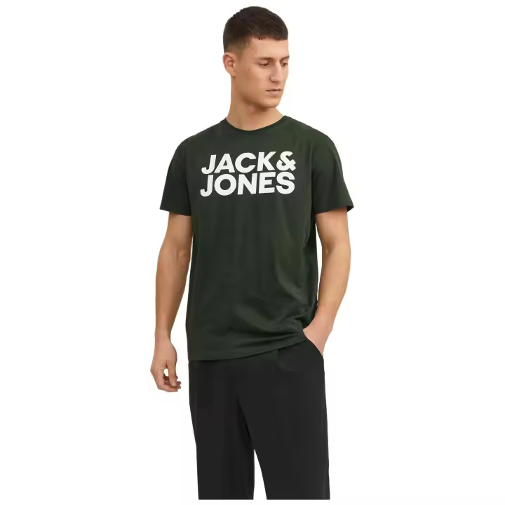 Camiseta de Manga Corta Jack&Jones  para hombre en color verde - 1