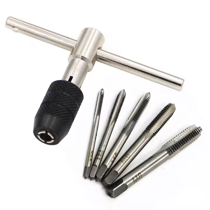Juego De Llaves De Herradura T-Tipo 3mm a 6mm Herramienta De Taponado De Hilo M6 a M8 De Acero De Herramienta Planchado - 1