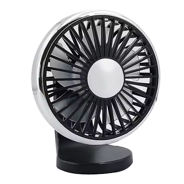 Ventilador de Coche de 3 velocidades, portátil, Automático, Eléctrico, refrigerador de Aire, mini ventilador USB, Plisado - 1