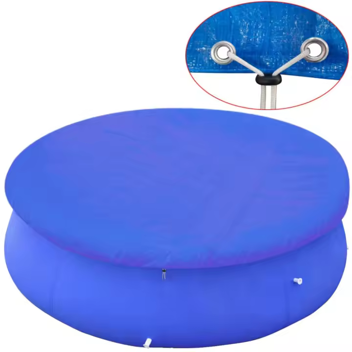 Cubierta para piscina sobre suelo Redonda 450-457 cm - 1
