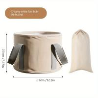 Baño De Pies Portátil Y Plegable Super Aislado Recipiente Para Baño De Pies Viaje Artificio Ambientalmente Amigable Y Sin Olor - details 4