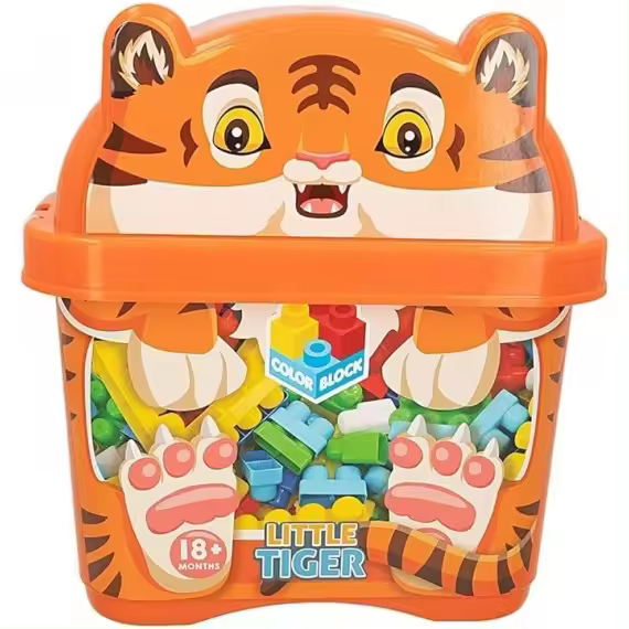 COLORBABY CUBO ANIMALES CON 30 BLOQUES DE CONTRUCCIÓN - 1