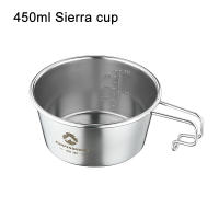 CAMPINGMOON Juego De 4 Piezas Sierra Bowl Y Taza De Acero Inoxidable Para Camping Y Picnics Con Bolsa De Almacenamiento Utensilios De Mesa Al Aire Libre - details 3