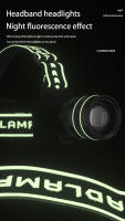 Linterna Frontal Potente Con Inducción Por Movimiento Y SOS Para Camping Pesca Nocturna Recargable Por Tipo-C Impermeable LED De Alta Potencia - details 12