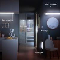 Luz Nocturna LED Con Sensor De Movimiento Recargable Por USB Luz De Armario Escalera Para Cocina Tipo C Luz De Noche Sin Cable - details 8