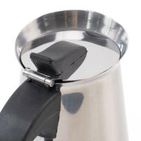 Cafetera de Acero Inoxidable The Secret Home - Espresso con Filtro Desmontable - Mango Ergonómico - Ideal para Cocina de Gas - Varios Tamaños - details 5