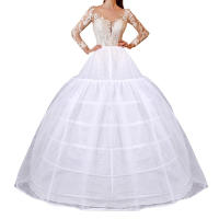Falda De Novia Crinolina Slip Suelta Para Vestido De Baile Y Boda Material De Poliéster Técnica De Crocheteado Adulto - details 3