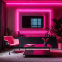 Tira De Luz LED Rosa Flexible 100-500cm 5V Fuente De Alimentación De Bajo Voltaje USB Control De Iluminación Con 501 Botones Decoración Para Hogar Hoteles Restaurantes - details 5
