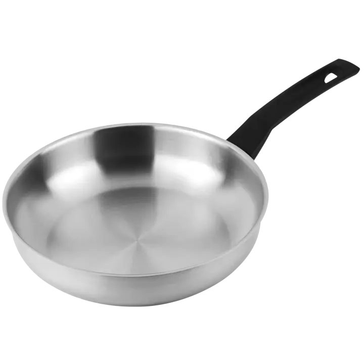Magefesa Essencial Inox - Sartén Plateada de Acero Inoxidable, Sin Recubrimiento ni Antiadherente, Ecológica, Todo Tipo de Cocinas, Inducción - 1