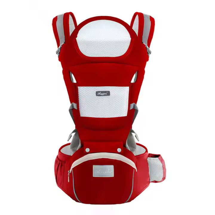 Portabebés con asiento de cadera, portabebés multifuncional 9 en 1, portabebés para recién nacidos y niños pequeños, para todas las estaciones, portabebés ergonómico, mochila para bebés con manos libres, de 7 a 45 libras - 1