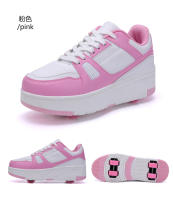 Zapatos De Rollers Para Niños Y Niñas Con Cuatros Ruedas Zapatillas Deportivas Al Aire Libre Para Niños Y Niñas a Prueba De Agua Transpirables De Cuero - details 34
