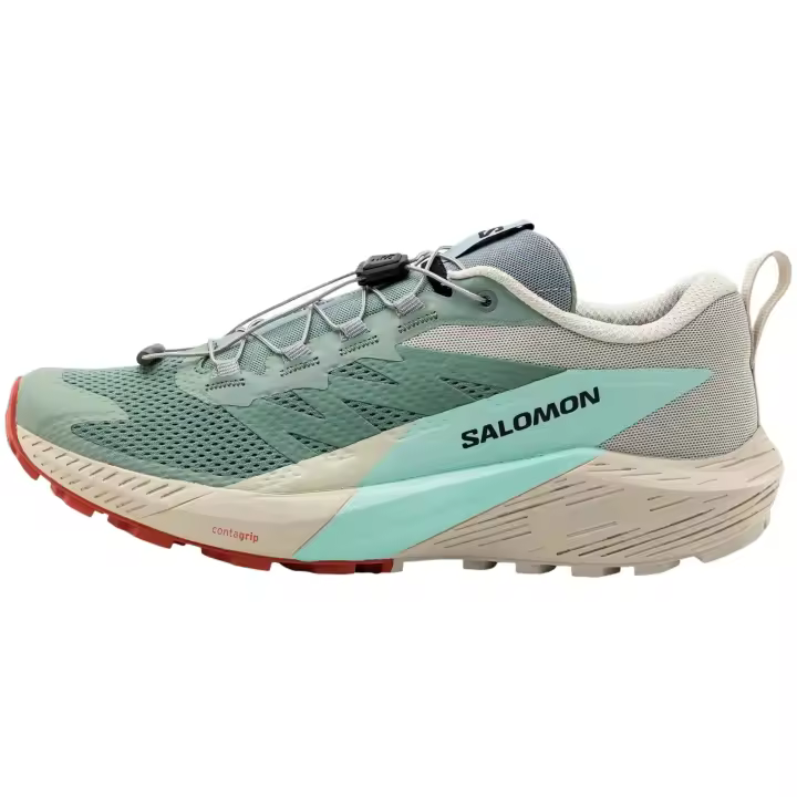 Zapatillas De Trail Salomon Sense Ride 5 Verde/Gris/Azul Hombre - 1