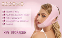 Mascarilla Levantadora De Rostro Para Mujeres Disminuidora De Doble Mentón Levantador De Pecho V Line Modelador Adelgazante De Mentón Con Tira Elíptica Para Lifting Facial - details 0