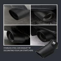 Universal Tubo De Escape Para Coche Acero Inoxidable Tapa De Escape Cromado Accesorios Modificados Para Coche Posición Trasera - details 7