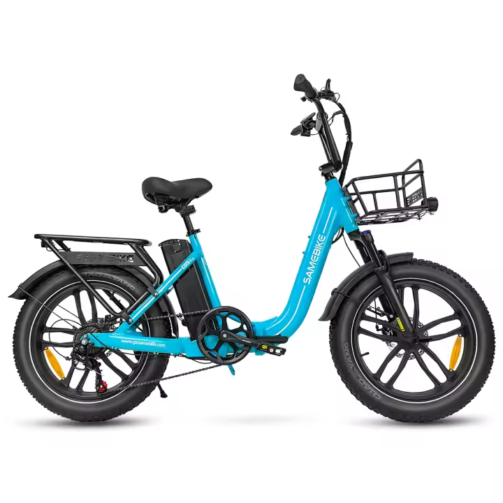 Bicicleta Eléctrica plegable samebike c05pro 36V 13ah Katería extraible 20*4,0 Grasa ebike 7 bicicleta urbana - 1