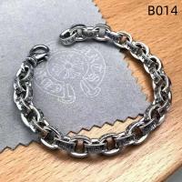 Pulsera de Cruz Gruesa para Hombres - Estilo Vintage y Rebelde，Talla 18cm/20cm/22cm - details 8