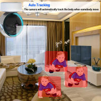 Cámara De Seguridad IP Tuya Smart Life 5MP Wifi PTZ Indor Con Seguimiento Automático Y Audio Bidireccional Monitoreo De Bebé Cámara CCTV Inalámbrica - details 3