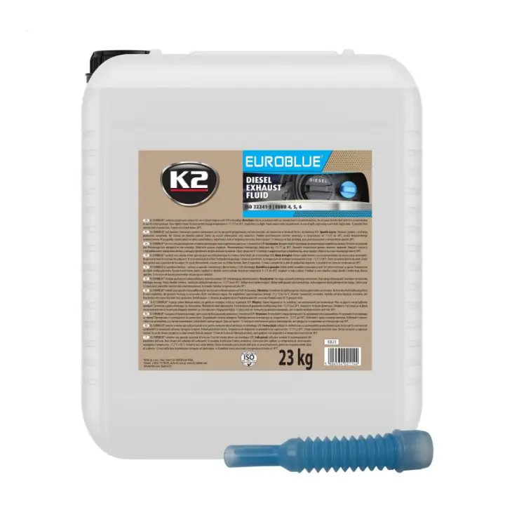 K2 Euroblue 23KG (21,1L) - AdBlue Diésel, Solución Acuosa Urea, Reducción Catalítica Selectiva (SCR) EB23 - 1