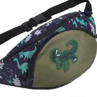 Bandolera, Bolso de hombro, riñonera de Dinosaur para niños (Verde) - details 2