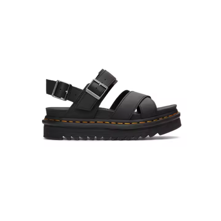 Sandalias planas DR. MARTENS VOSS II Mujer Negro - 1
