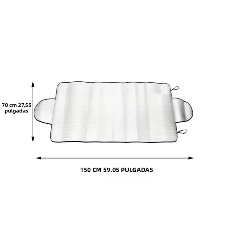 Cubierta De Parabrisas Automática Universal Bloqueador De UV Sombrilla Solar Reflector De Ventana Delantera Para Coches SUVs Camiones - 1