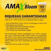 Fertilizante de floración para todo tipo de cultivos  altamente concentrado - Amax Bloom 1kg - Amax ferts Abono para plantas. - details 0