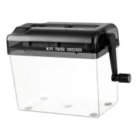 Mini Trituradora Manual De Papel A4 Máquina De Corte De Recibos Estación De Oficina Y Enseñanza Suministros Portátil Para El Hogar Y Escuela - details 7
