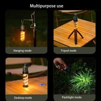 Linterna LED portátil para acampar, luz de emergencia magnética recargable por USB a prueba de agua, bombilla de emergencia portátil impermeable para exteriores para caminatas al aire libre - details 3