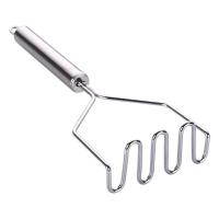 Molinillo De Patatas De Acero Inoxidable Manual Machacadora De Frutas Y Vegetales Máquina De Presión Para Alimentos De Niños Gadgets Cocina - details 7