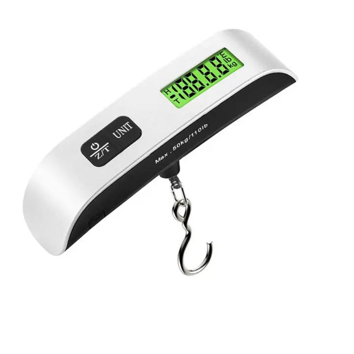 Báscula Digital Portátil Para Equipaje De 50kg/110lb Con Pantalla LCD Escala Electrónica De Bolsillo Para Viajes Y Equipaje - 1