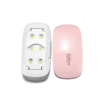 Secador De Uñas 6W Máquina De Lámpara UV LED Portátil Con Cable Micro USB Para Uso Doméstico Herramientas De Arte De Uñas Con 6 Lámparas LED - details 4
