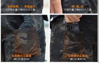 Pantalones Militar Verdes Para Hombres Estilo Safari Casual Shorts De Verano Multi Bolsillos Material COTON Y POLYESTER - details 5