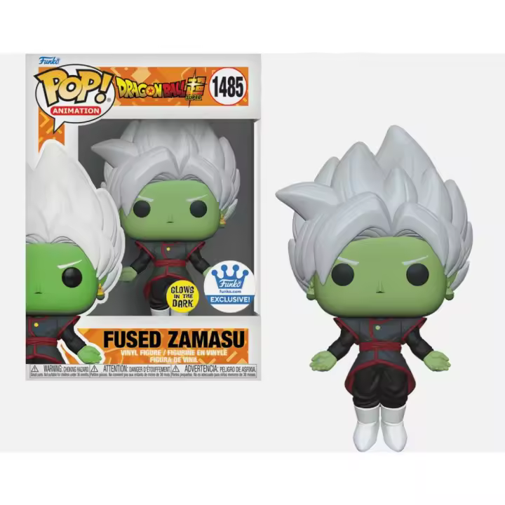 Funko pop Fused Zamasu Glow 1485 Dragon Ball Super - 1
