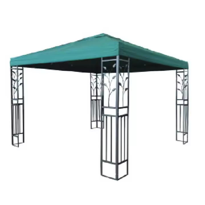 PABELLON METAL 296x296x260 CM VERDE KORMAX - 1