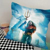 Cojín De Peluche De Cama Sofá De Lujo Para El Hogar Decoración De Sala De Estar Coche Aquaman Y El Reino Perdido Película Tamaño Cuadrado Material Poliéster/Celulosa - details 3