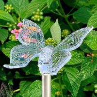 Lámpara De Jardín Solar LED Impermeable Con Diseño De Mariposa Y Libélula Para Paisaje Exterior Instalación Sencilla Sin Bombillas Incluidas - details 10