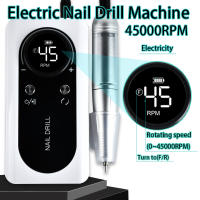 Máquina De Uñas Eléctrica Recargable 45000 RPM Con Conjunto De Corte Y Archos Kit De Archos De Uñas Portátil Para Salon De Uñas - details 4