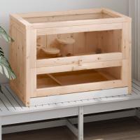 vidaXL Jaula para hámster madera maciza abeto 60x35,5x42 cm - details 1