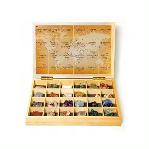 Caja de 24 minerales del mundo - Kunugi F01000000130 KUNUGI - 1
