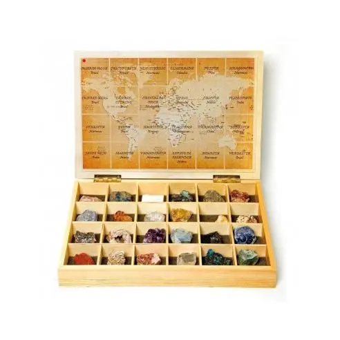 Caja de 24 minerales del mundo - Kunugi F01000000130 KUNUGI - 1
