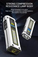 Linterna De Emergencia LED Super Brillante Con Fuente De Trabajo Y Magnete Alarma SOS Billetera Luz De Mano Impermeable Y Cargador De Batería - details 16