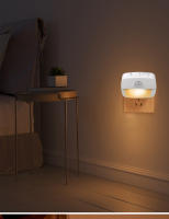 Lámpara Nocturna LED Con Sensor De Movimiento Lámpara De Noche Para Decoración De Habitaciones Y Armarios Con Enchufe EU Luz De Noche Rectangular Para Dormitorio Y Hogar - details 0