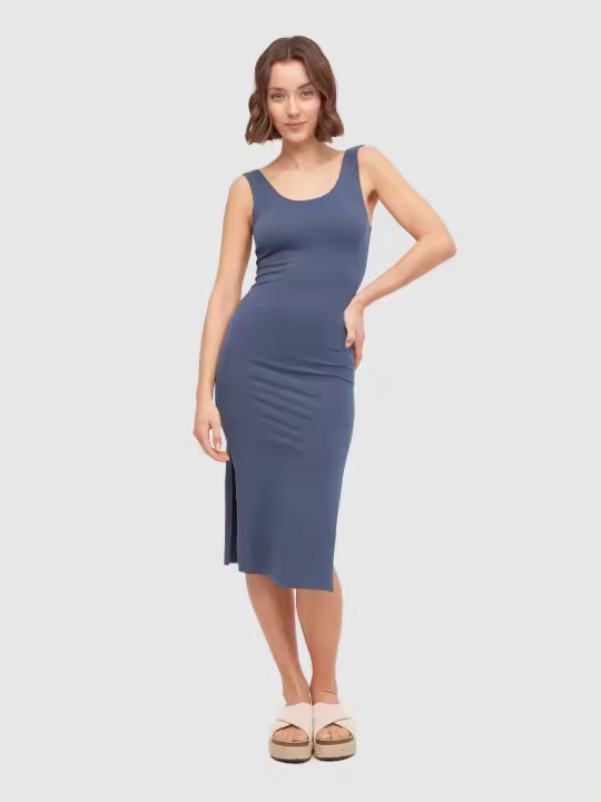 Vestido midi de tirantes INSIDE - 1