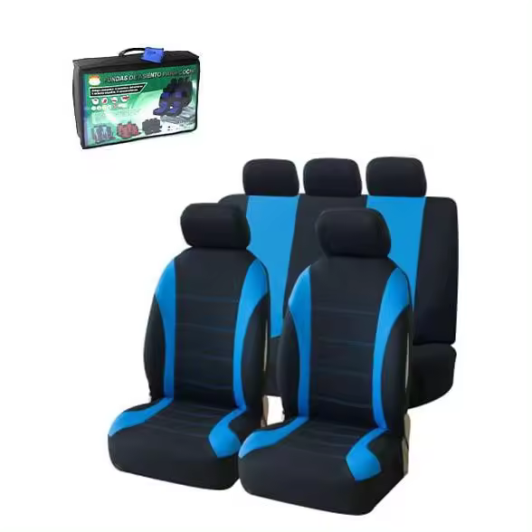 MOLCARAUTO Funda de Asiento de Coche, Ajuste Universal, Juego Completo de Cubiertas Protectoras para Asientos, Coche Pistas de Accesorios de Asiento de Coche - 1