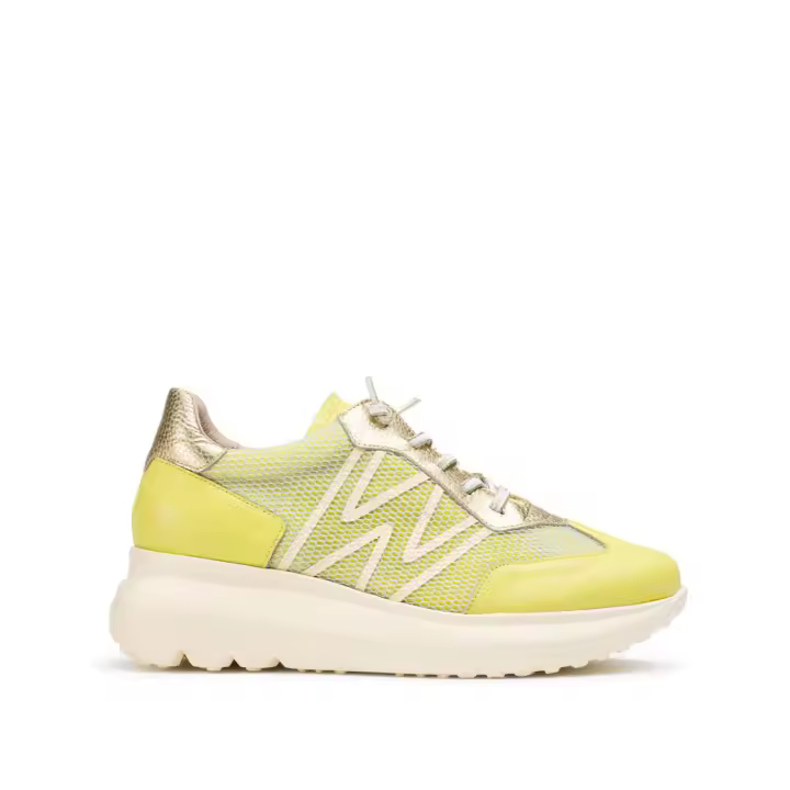 WONDERS  DEPORTIVO REJILLA PIEL W VERDE CELESTE - 1