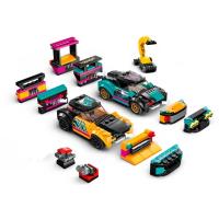 Bloques De Construcción Compatible MOC Sets City Serie Centro De Servicio Para Coches Juguetes Educativos Para Niños - details 2