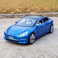 Modelo De Coche Tesla Modelo 3 a Escala 1:32 De Aleación Y Metal Con Sonido Y Luz Regalo Para Niños Colección E126 - details 15